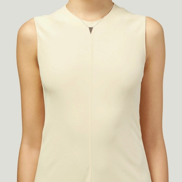 14K Diamond Triangular Pendant Necklace - Picture 2 of 2